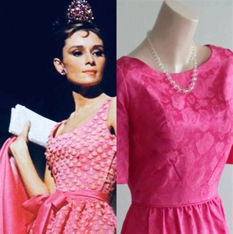 breakfast at tiffany's pink dress replica
